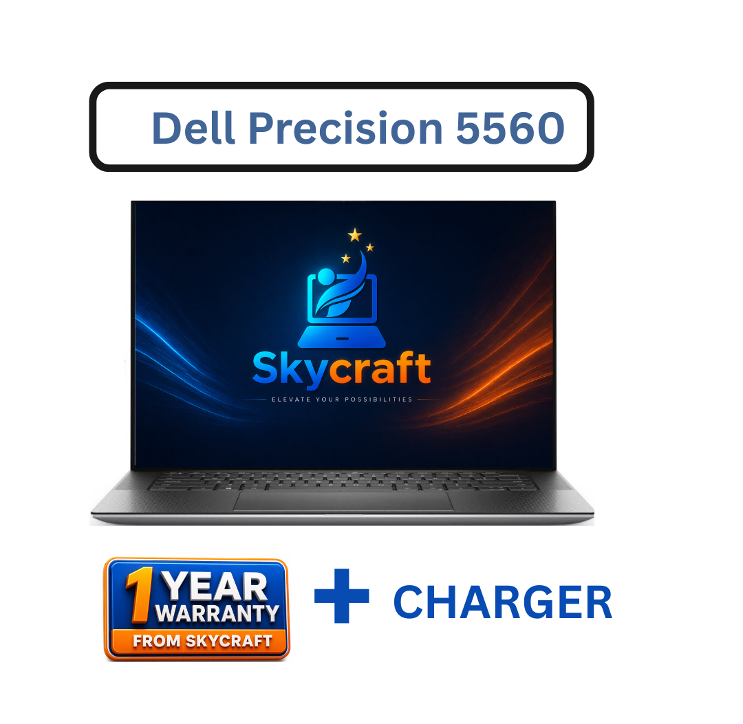 dell precision 5560 11th generation intel® core™ i7 11800h|16gb ddr4 ram |512gb nvme ssd with 4 gb nvidia® rtx™ a2000 graphics