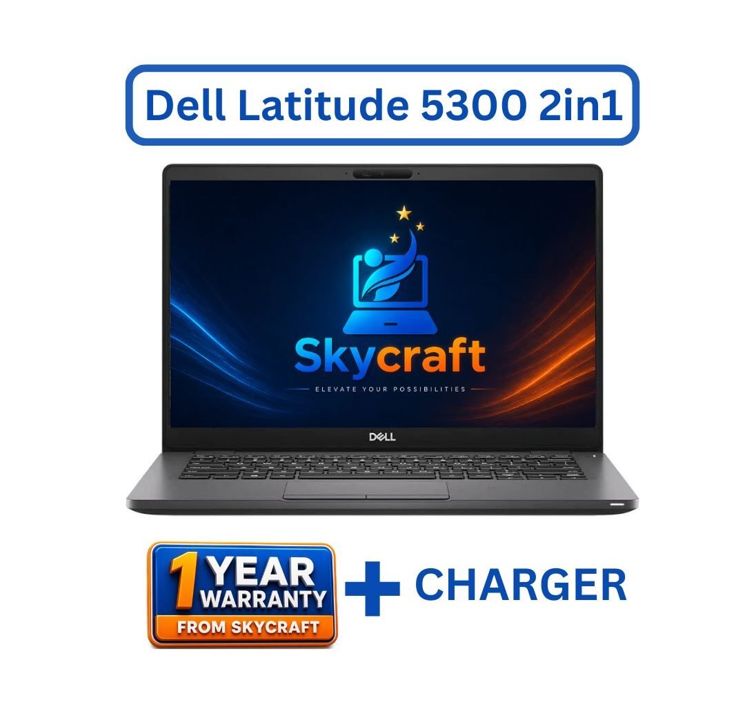 dell latitude 5300 2 in 1 8th generation intel® core™ i5 8365u i 8gb ram i 256gb pcie ssd i 13.3" touch display